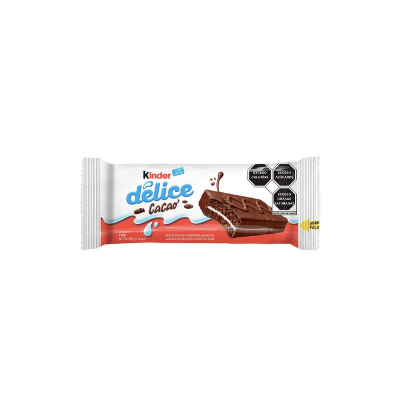 Pastelito Kinder Delice 10pz de 39gr