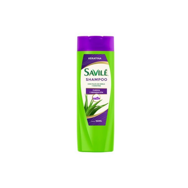 Shampoo Savile Keratina Cont. 180ml.
