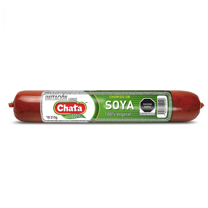Chorizo De Soya Chata 215g.