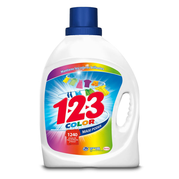 Detergente 123 color liquido Cont. 4,65lt.