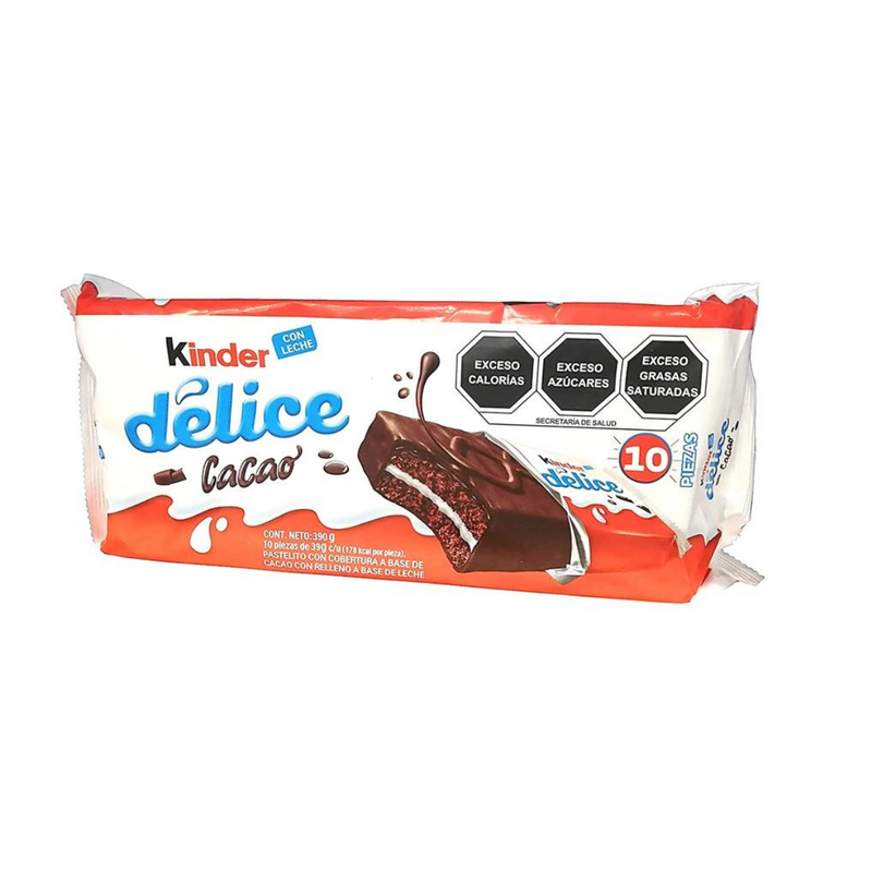 Pastelito Kinder Delice 10pz de 39gr