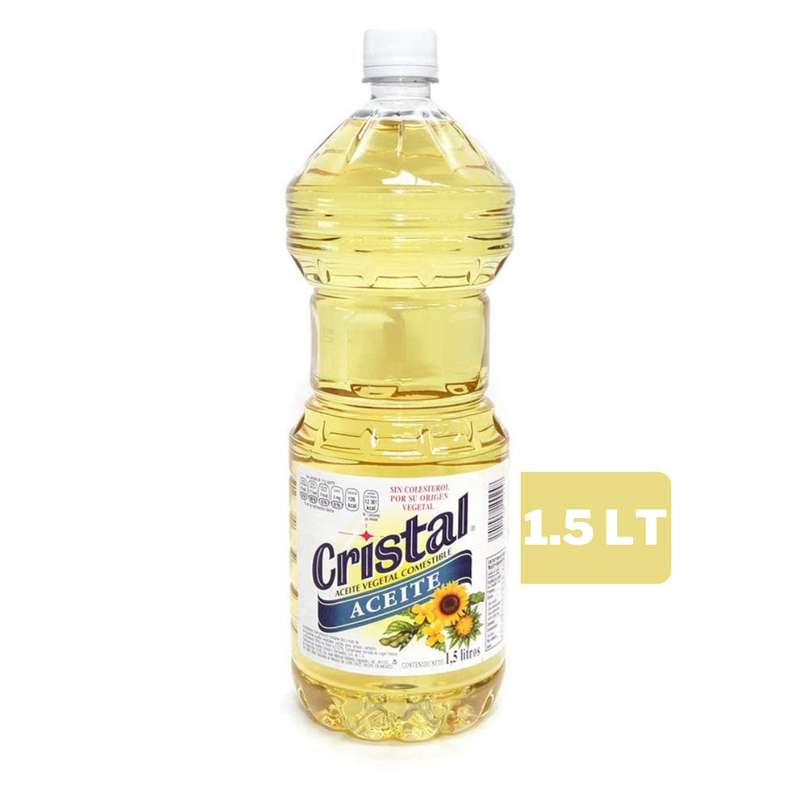Aceite Vegetal Cristal 1.5lt