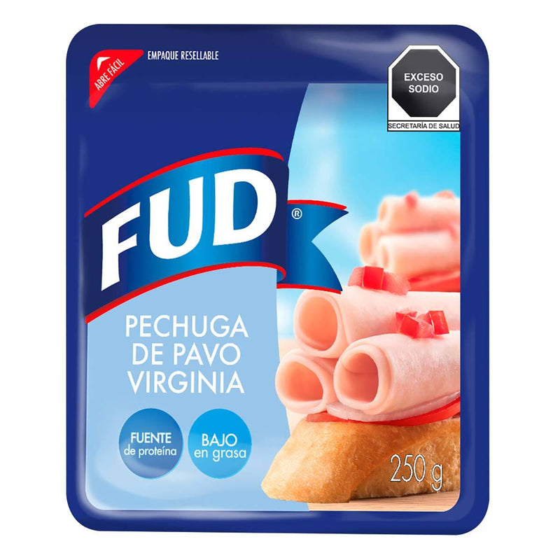 Jamon De Pechuga de Pavo Fud Virginia 250g