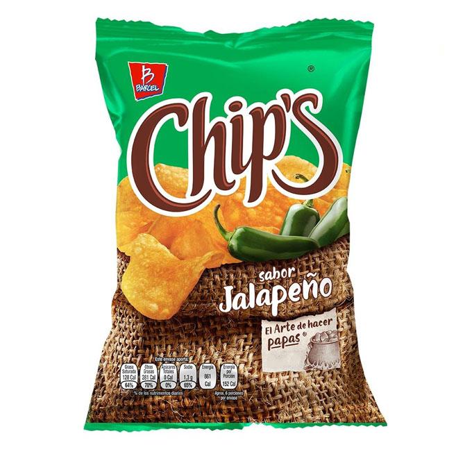 Chips Jalapeño Barcel Cont. 50gr