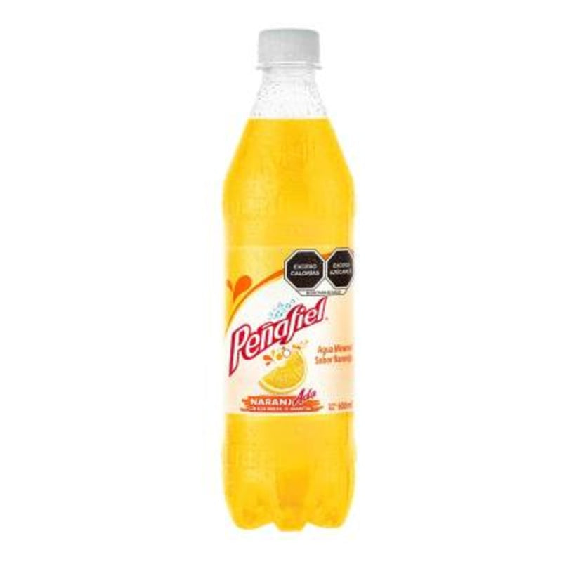 Agua Mineral Naranjada Peñafiel 600ml.