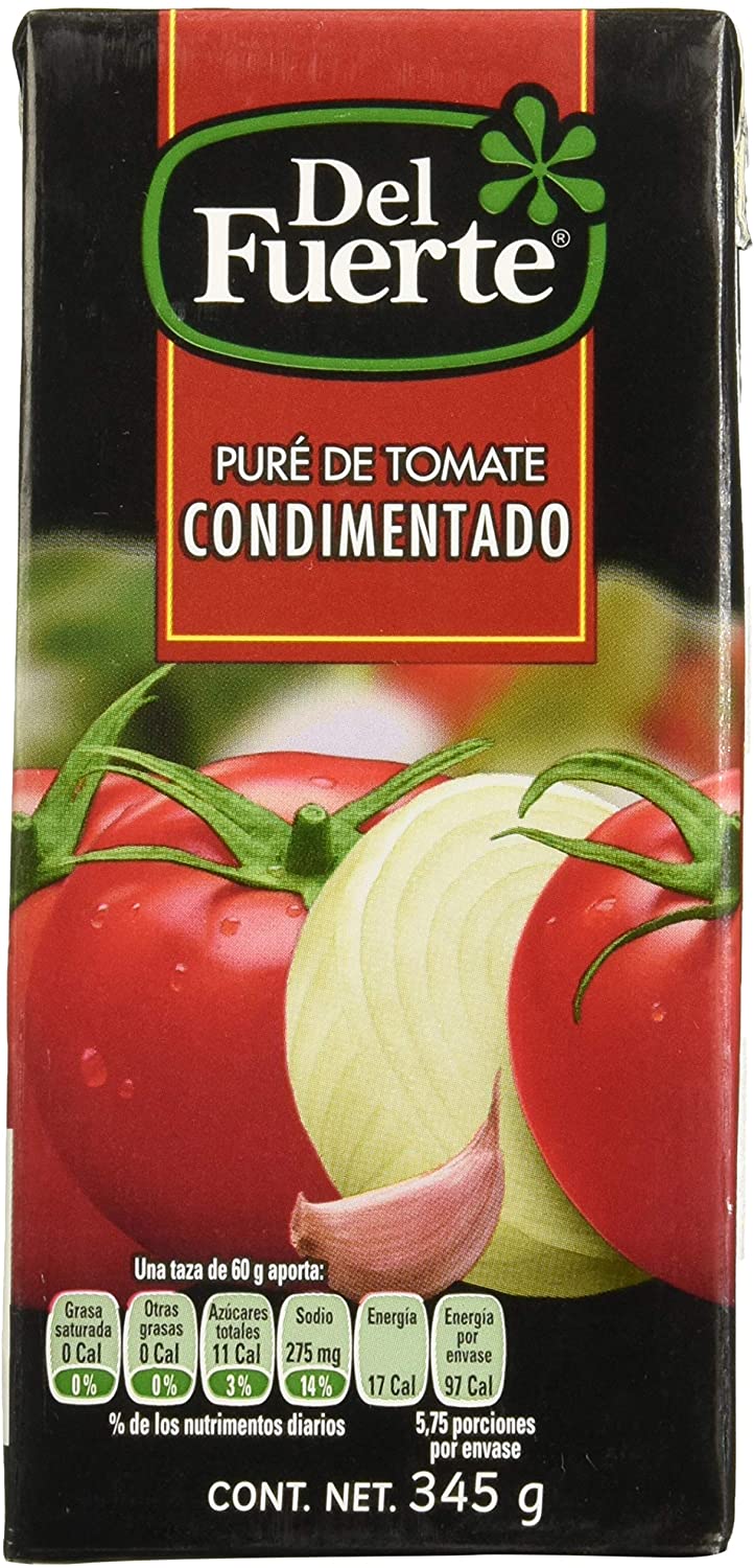 Pure de tomate del fuerte Cont. 1 345gr