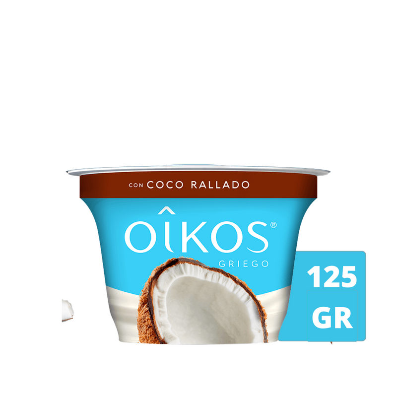 Yoghurt con coco Oikos Griego 125g.