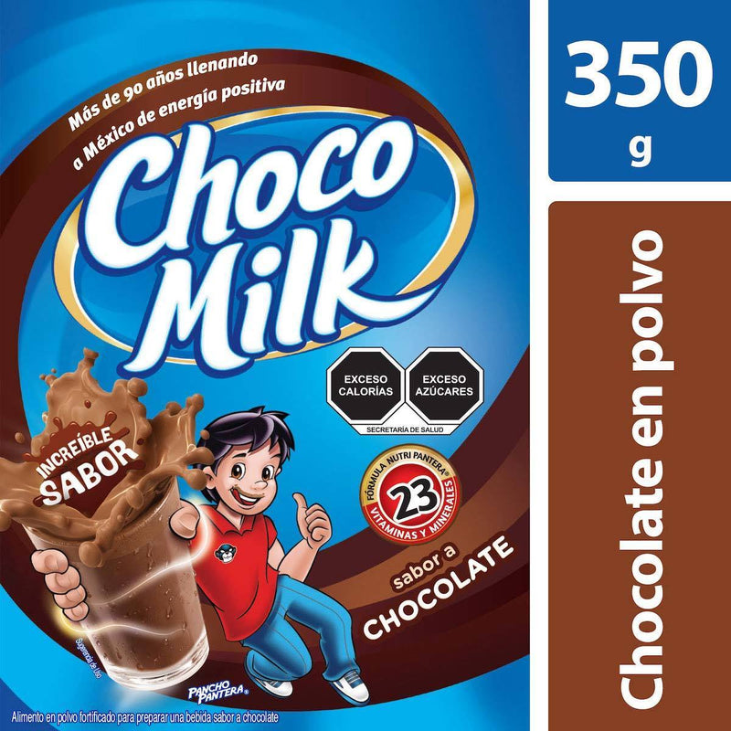 Chocolate en polvo Chocomilk bolsa Cont. 350g.