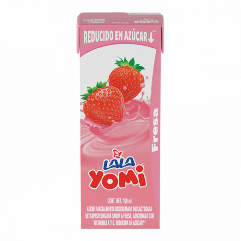 Leche Yomi Lala fresa 190ml