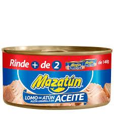 Atun mazatun en aceite en lata  285gr.