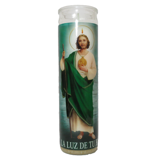 Veladora  San judas tadeo  luz eterna