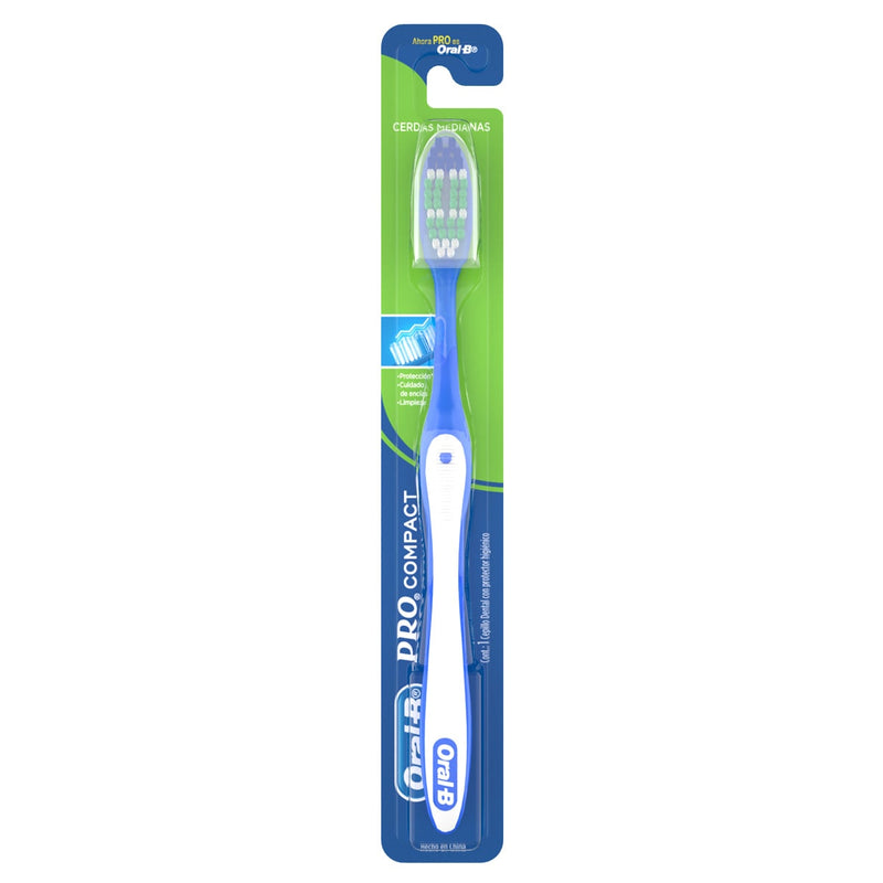 Cepillo Dental pro compact Oral-B Cont. 1pz.