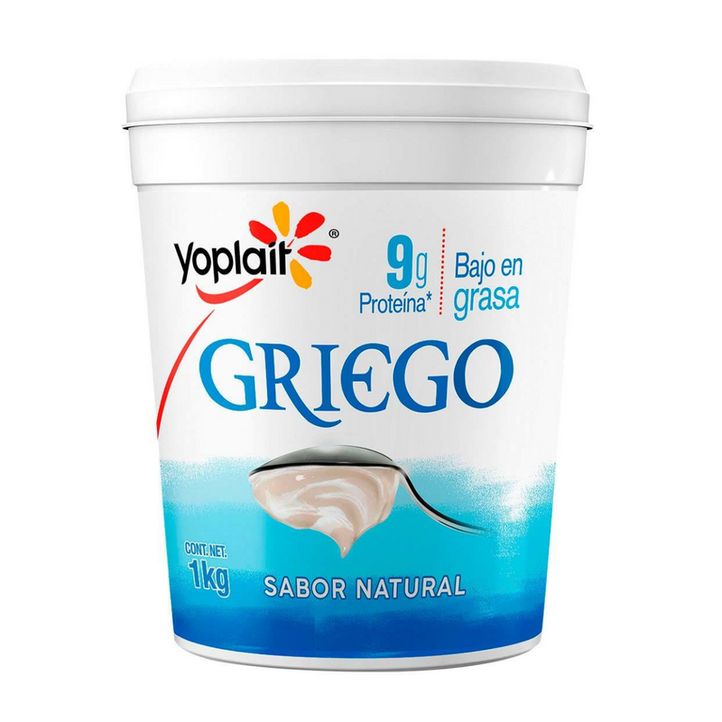 Yoghurt Natural Griego Yoplait 1kg.