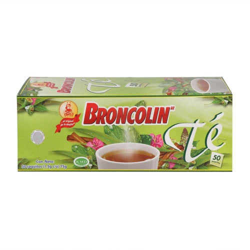 Broncolin Té 50 saquitos (1.5g c/u) 75g.