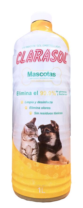 Limpiador clarasol mascotas 1lt