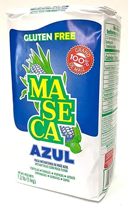 Harina de maiz maseca azul Cont. 1pz. 1kg.