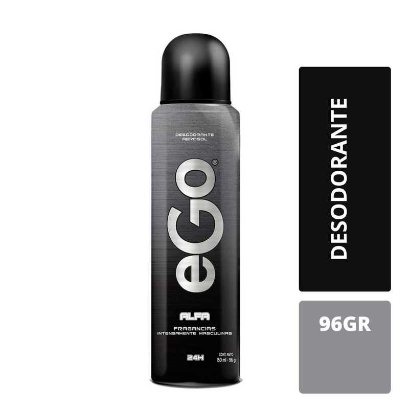 Desodorante en Aerosol eGo Alfa Cont. 96gr