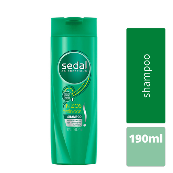 Shampoo Sedal Rizos definidos Cont. 190ml.