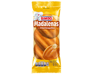 Madalenas Mantequilla Bimbo 3pz 93gr