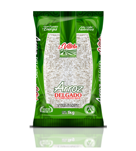 Arroz delgado la villita Cont. 1pz. 500g.