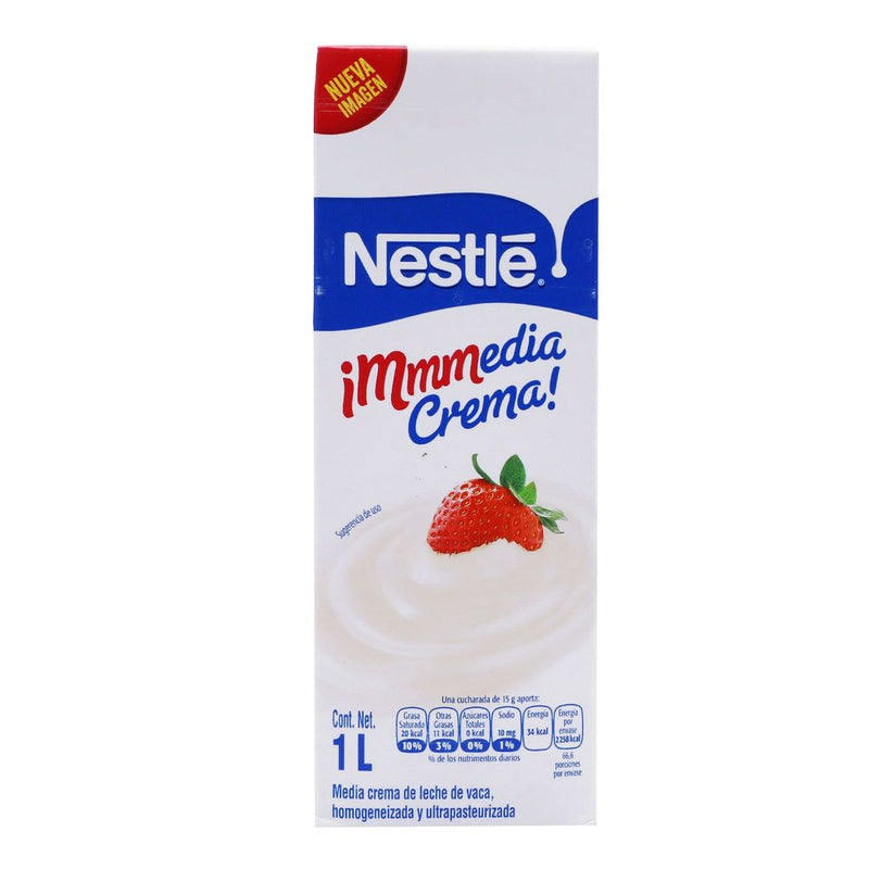 Media Crema Nestle 1l. (1,013kg)