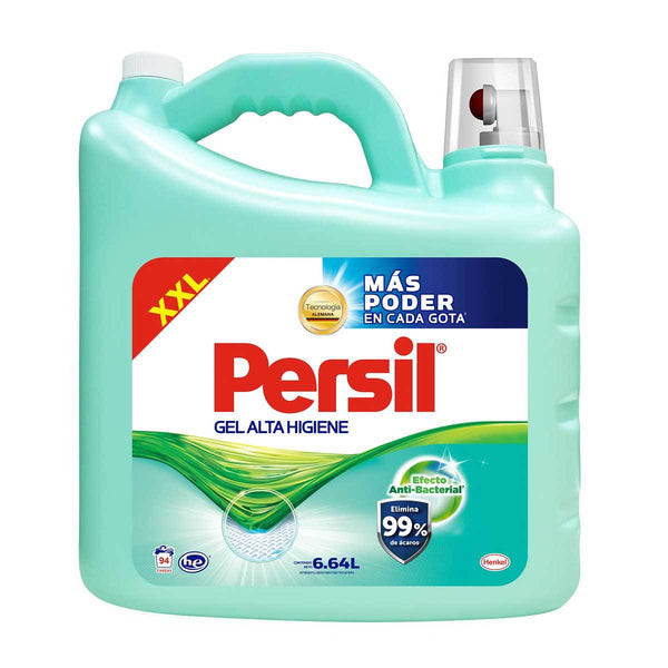Detergente Persil gel alta higiene Cont. 6,64L.
