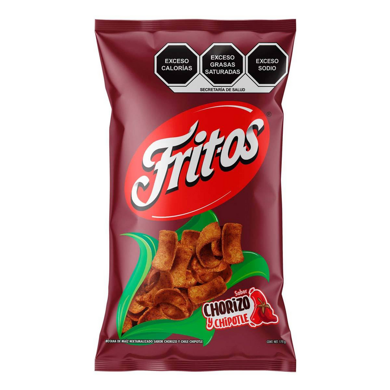 Fritos Chorizo y chipotle Cont. 170g.