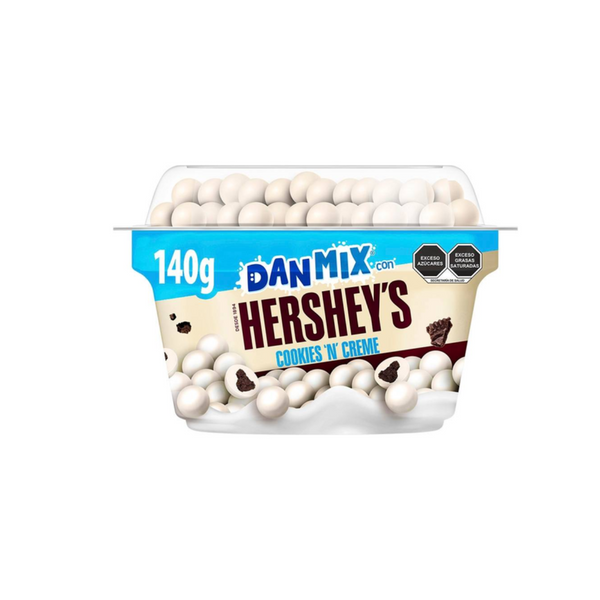 Yoghurt Danmix Hersheys cookies and cream de 140 gr