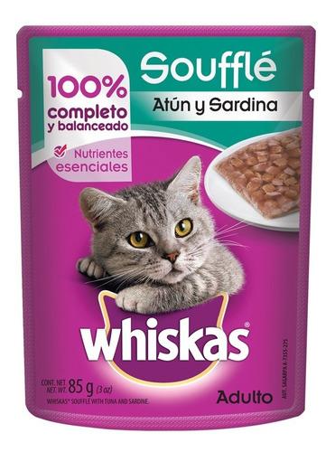Alimento para gato Whiskas atun  y sardina 85g
