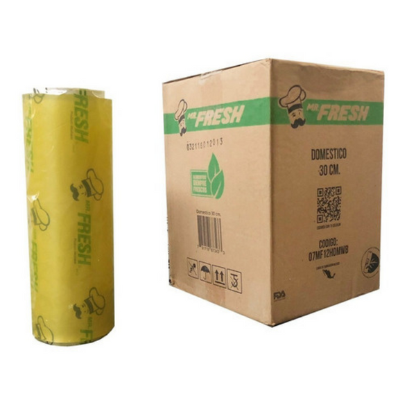 Vitafilm Alimenticio Domestico 1 ROLLO 12 PuLG (30x600), Mr Fresh