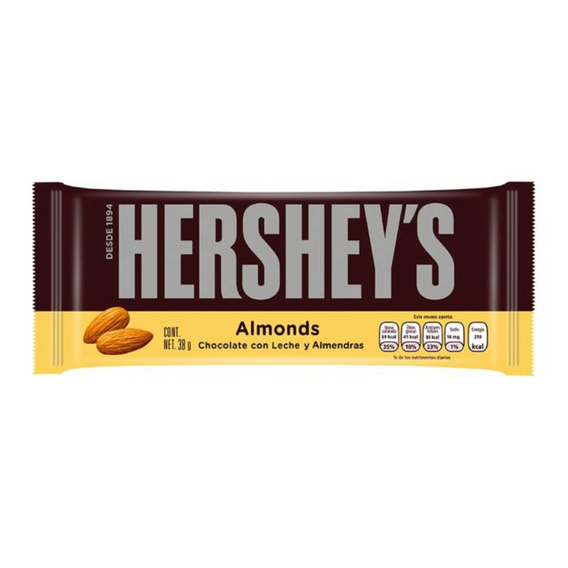 Chocolate Hersheys almendra Cont. 38gr.
