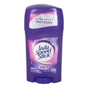 Antitranspirante en Barra Lady Speed Stick 24/7 Powder Fresh Cont. 45g.