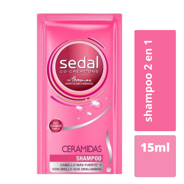 Shampoo 2en1 shampoo Sedal Ceramidas Cont. 15ml.