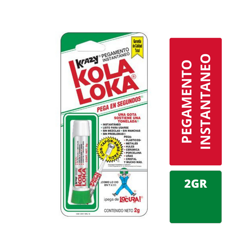 Pegamento Instantáneo Kola Loka 2gr