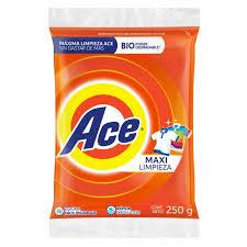 Detergente Ace en polvo Cont. 250gr.