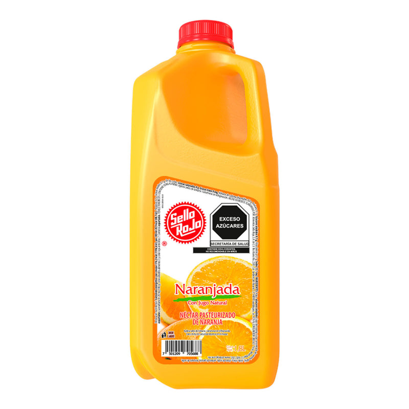 Jugo Naranjada Sello rojo 1,8L.