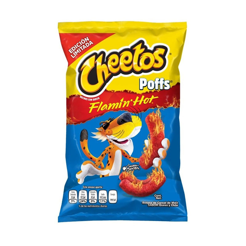 Cheetos Poffs Flamin hot Cont. 39g.