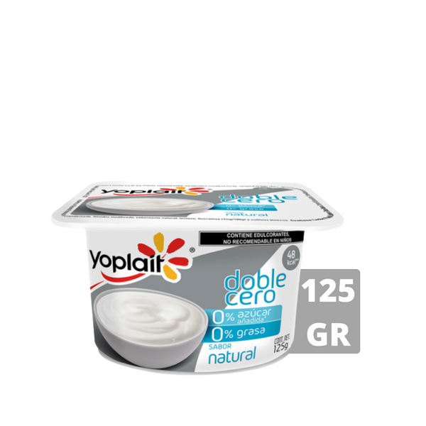 Yoghurt Natural Doble cero Yoplait 125gr