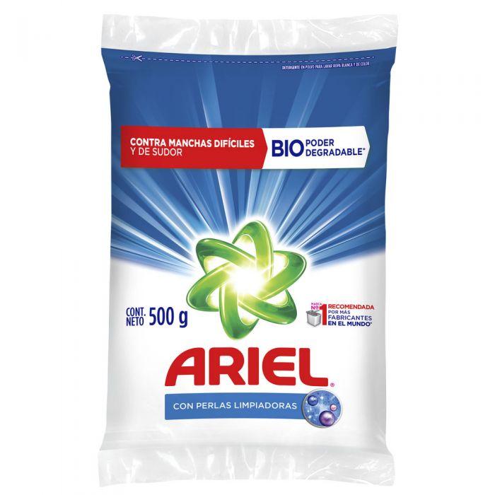 Detergente Ariel en polvo Cont. 500gr.