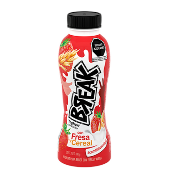 Yoghurt Bebible Break Fresa 330g.