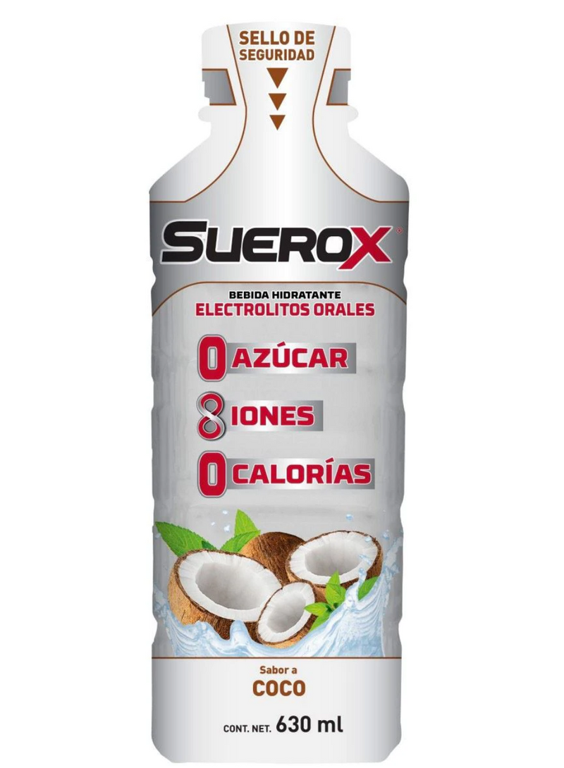 Suero rehidratante Suerox sabor coco 630 ml