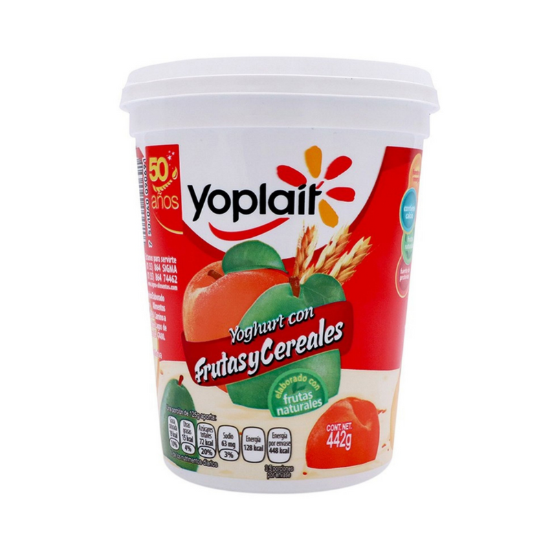 Yoghurt Frutas y Cereales Yoplait 442g.