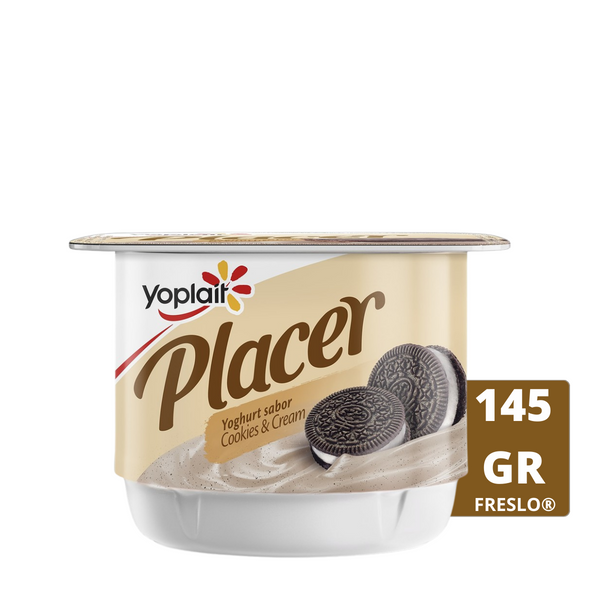 Yoghurt Yoplait Placer sabor cookies and cream 145 g