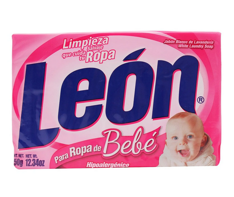 Jabon de lavanderia Leon Bebe Cont350gr