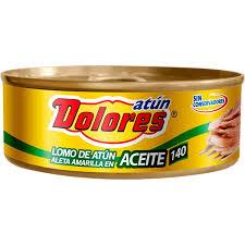 Atun dolores en aceite en lata Cont. 1pz. 133g.