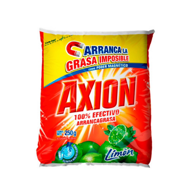Detergente Axion en Polvo Multisuperficies Limon Cont. 2kg.