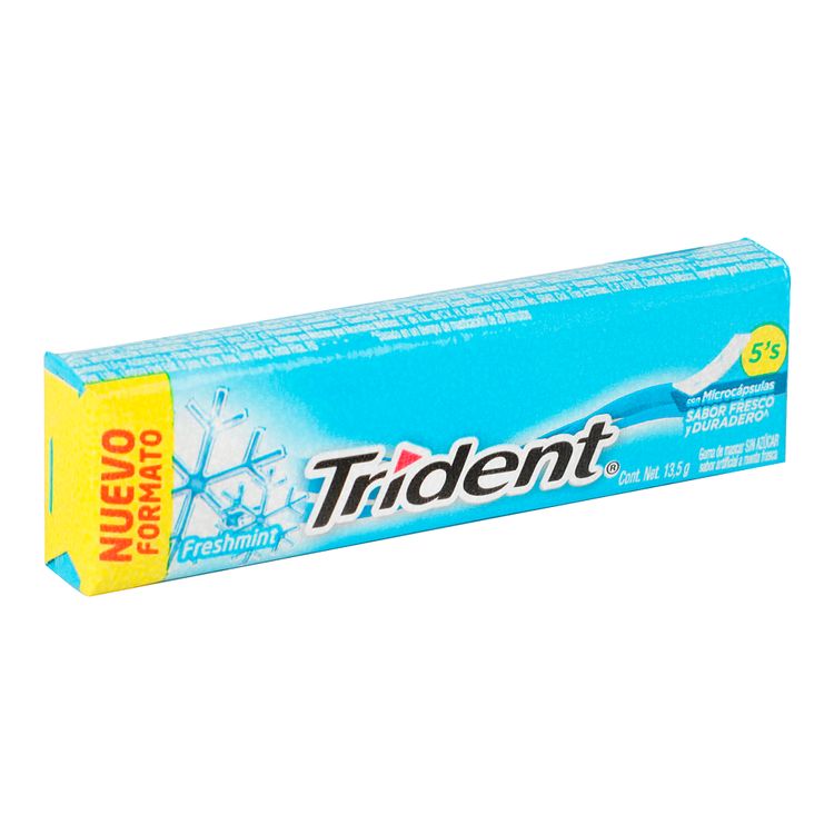 Chicle Trident freshmint Cont. 13,5g.