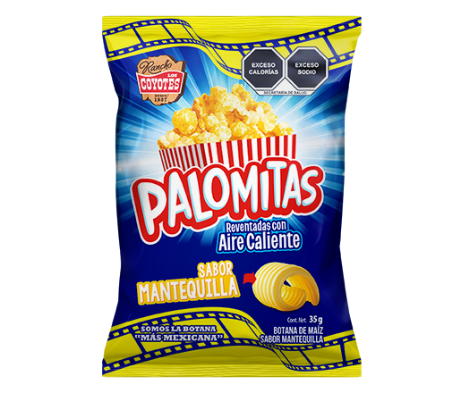 Palomitas Queso Cheddar Los Coyotes 35g.