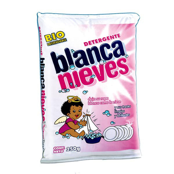 Detergente Blanca Nieves en polvo Cont. 250gr.