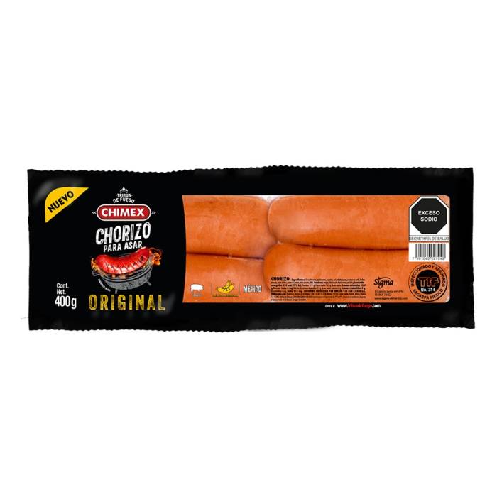 Chorizo para Asar Chimex Original 400g
